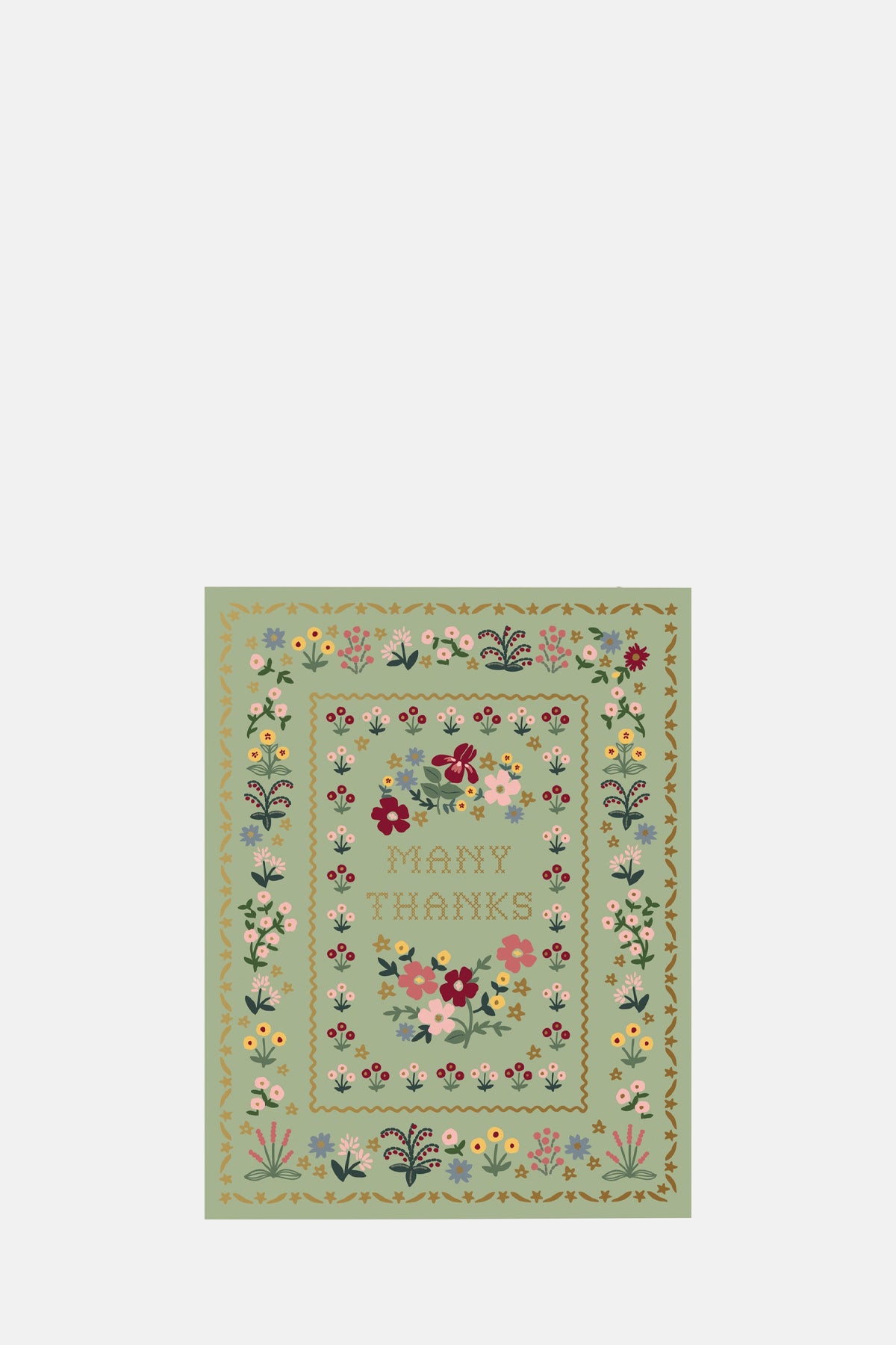 Rifle Paper Co Moss Thank You Card.