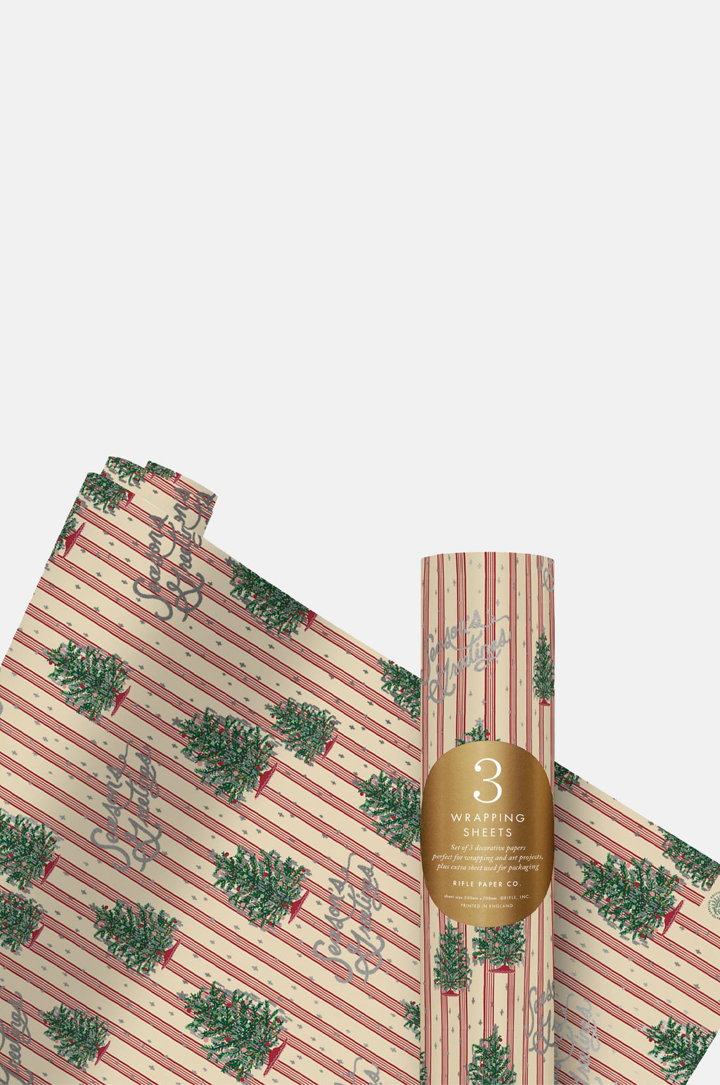 Rifle Paper Co Tinsel Tree Wrap Roll.