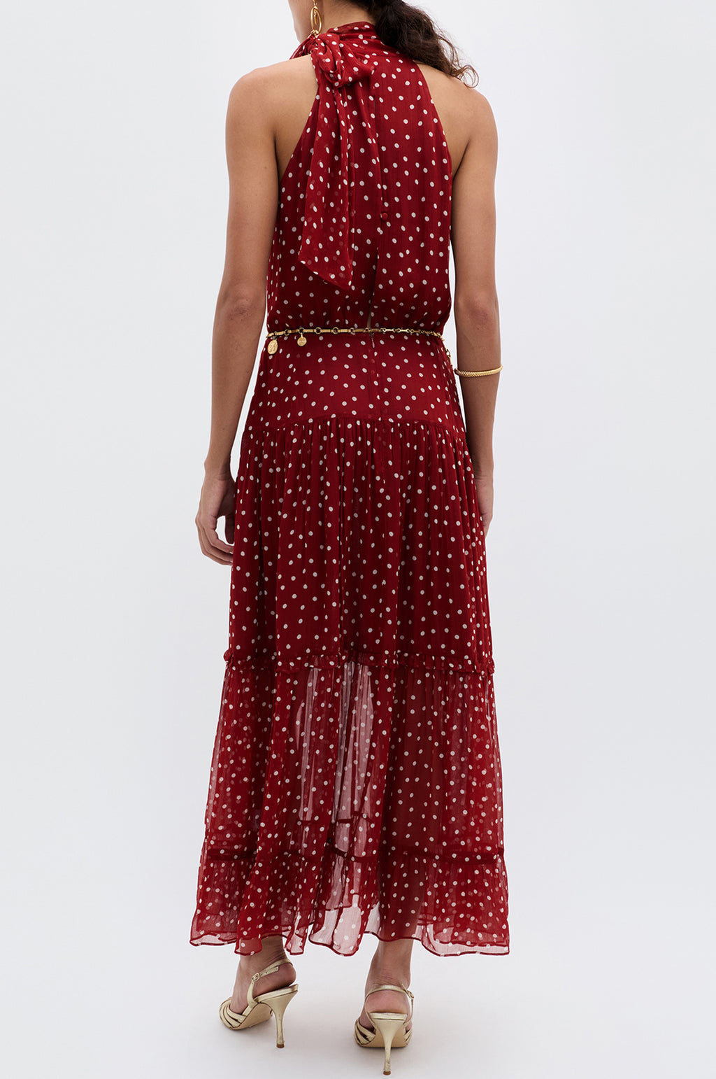 Abi Dress Layla Dot Red