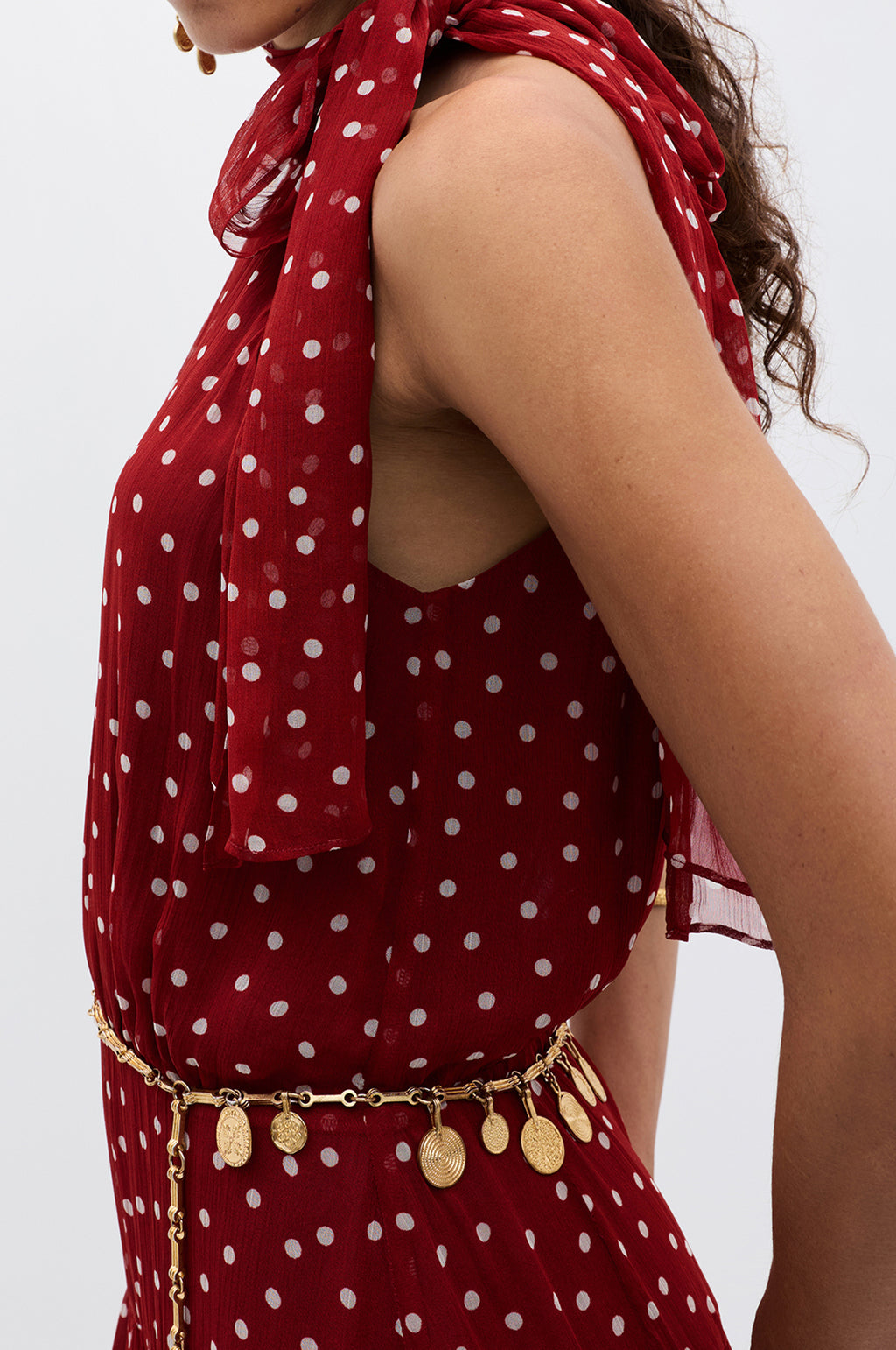 Abi Dress Layla Dot Red