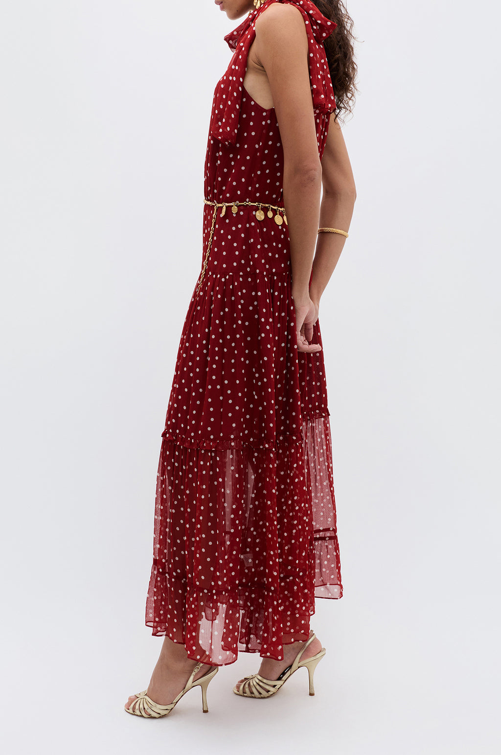 Abi Dress Layla Dot Red