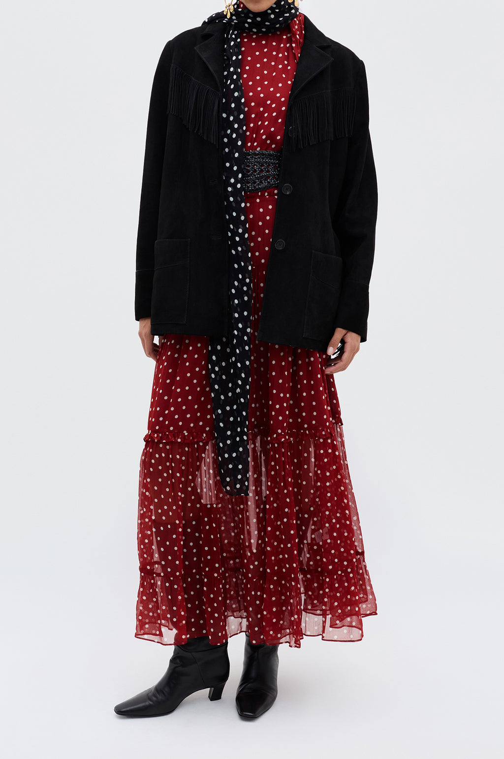 Abi Dress Layla Dot Red