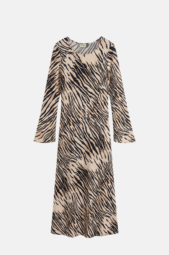 Amal Dress Cooper Tiger Beige
