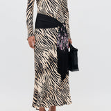 Amal Dress Cooper Tiger Beige