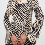 Amal Dress Cooper Tiger Beige