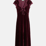 Rixo Amari Dress Bordeuax.