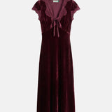 Rixo Amari Dress Bordeuax.