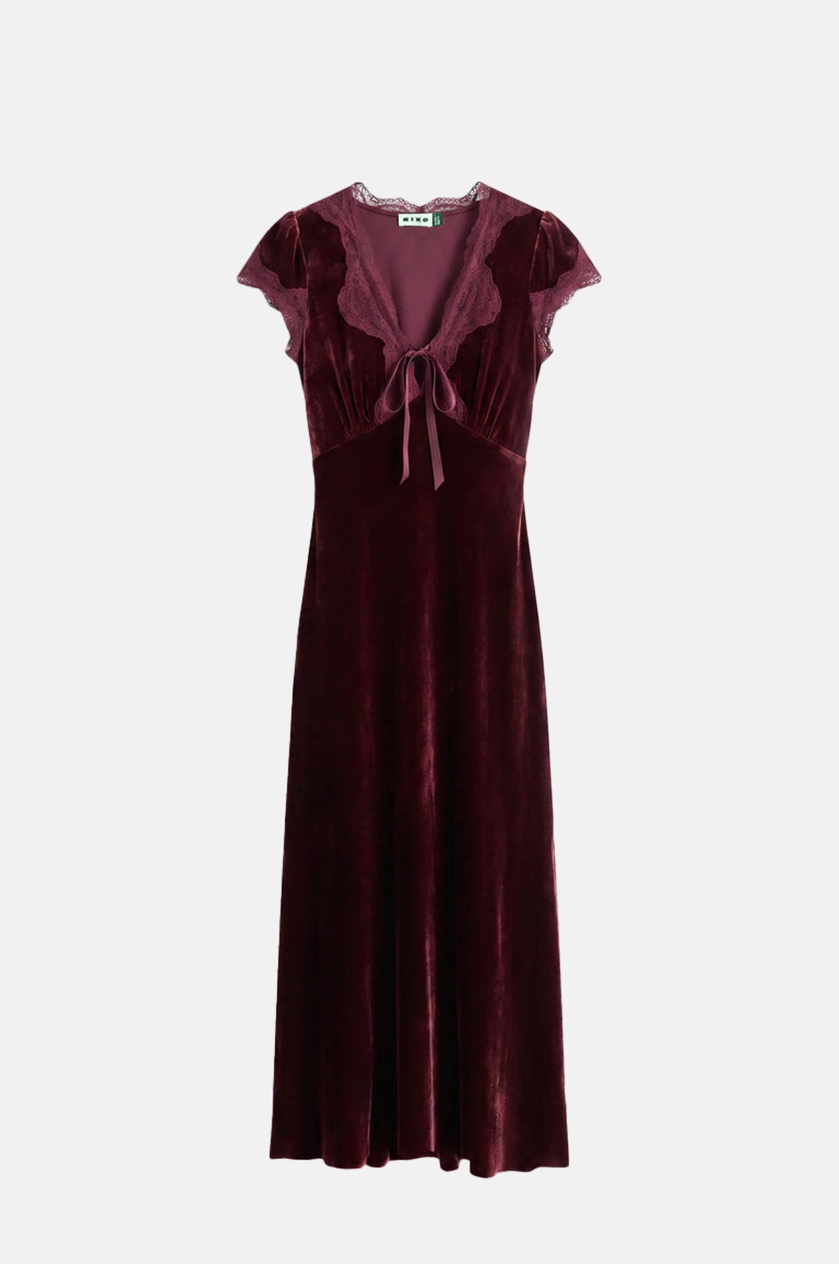 Rixo Amari Dress Bordeuax.