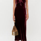 Amari Dress Bordeaux