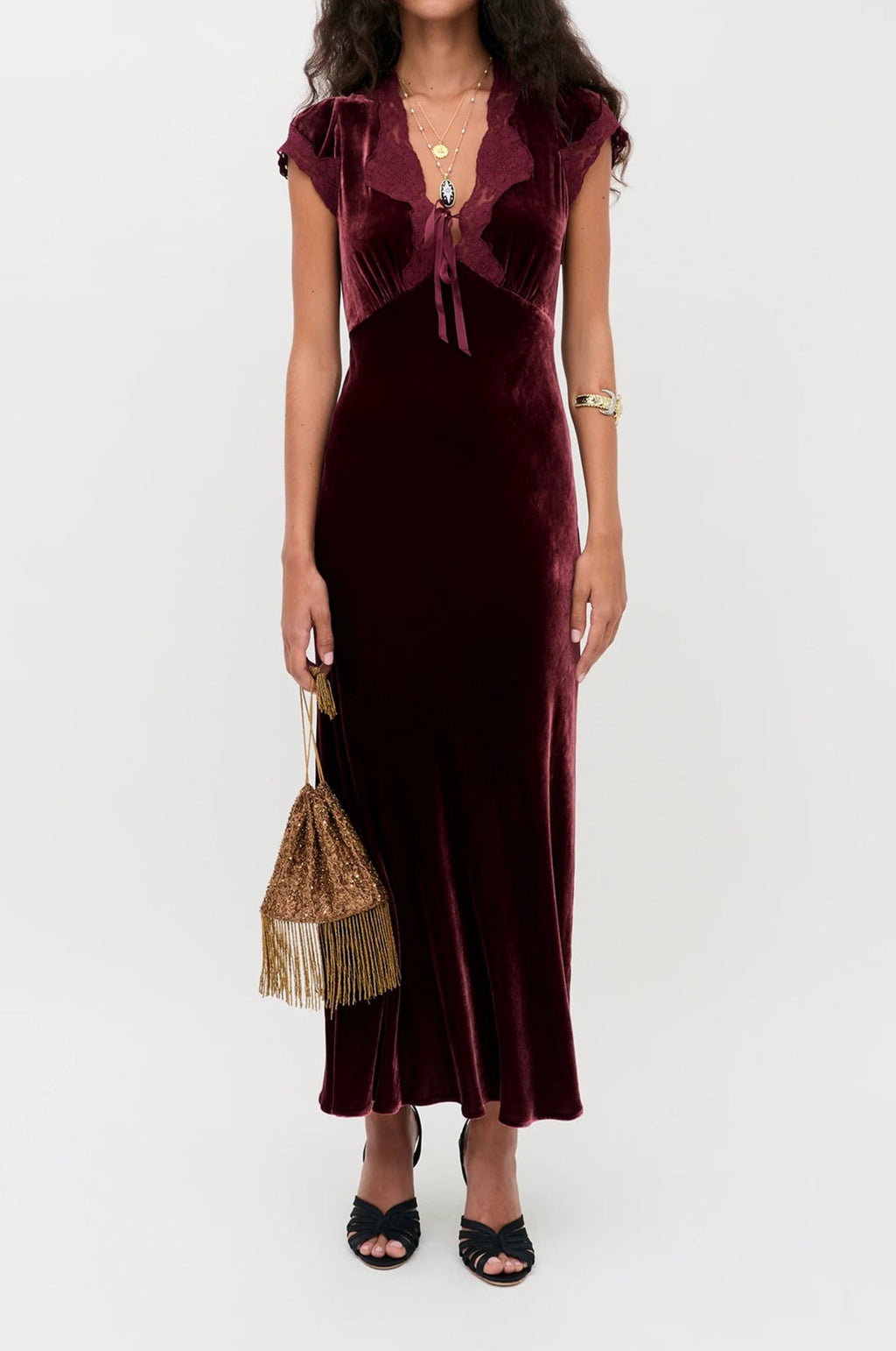 Amari Dress Bordeaux