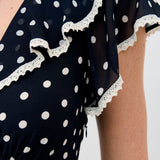 Bethea Dress Layla Dot Navy