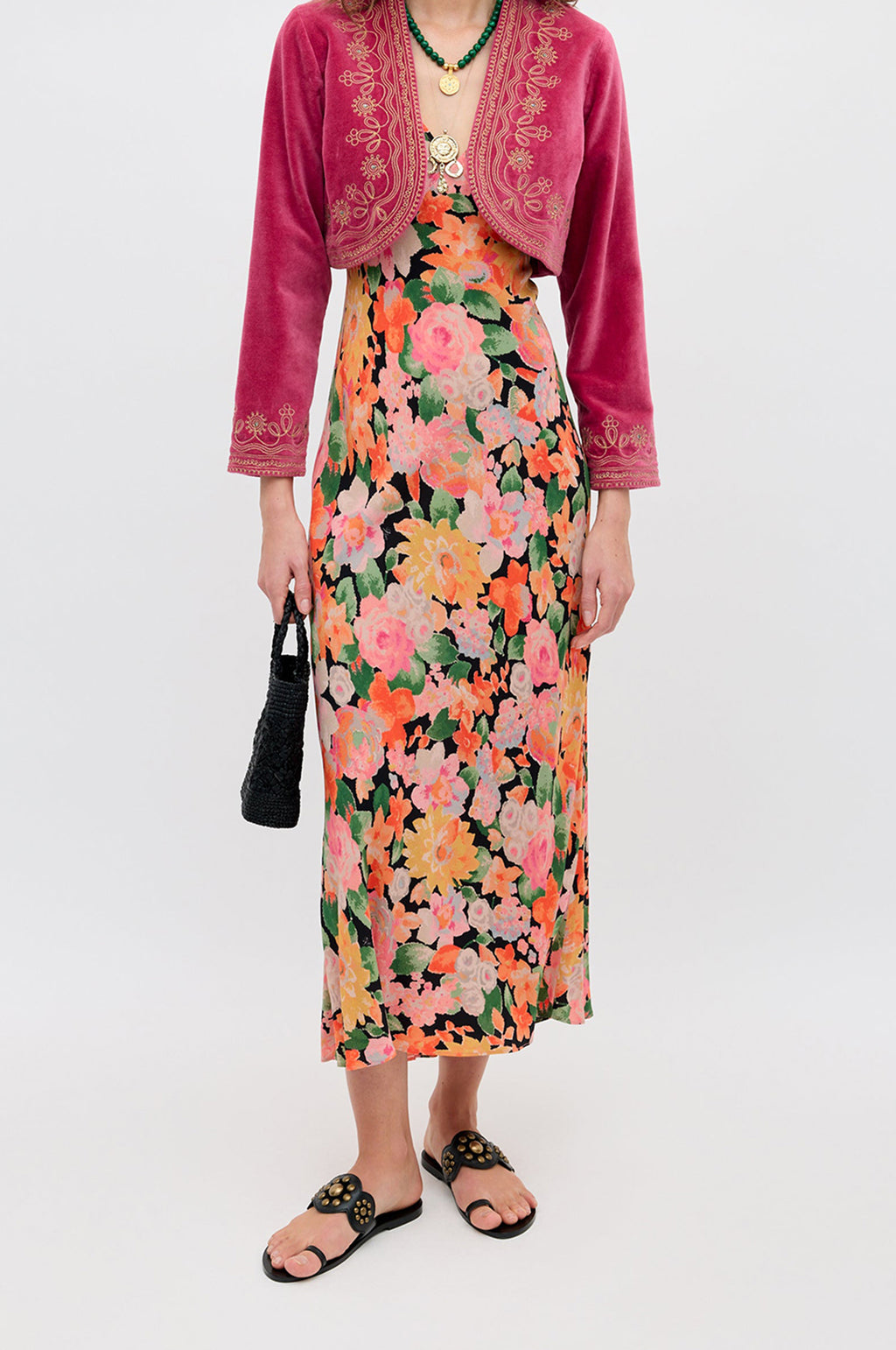 Cathy Dress Chelsea Floral Black