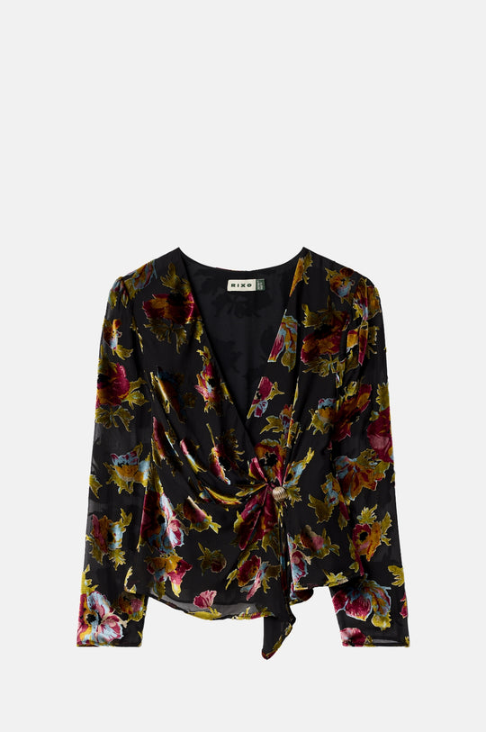 Everlyn Top Countryside Devore Black