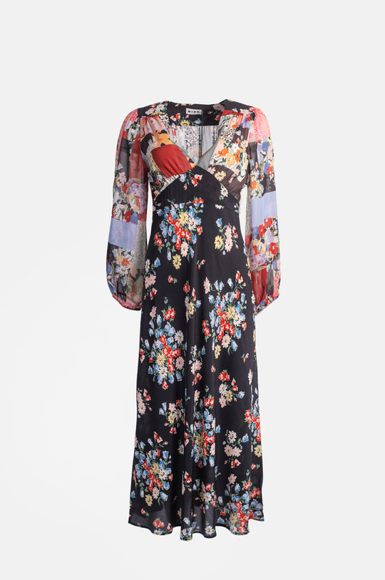 Kaila Dress Amelia Patchwork Mix Multi