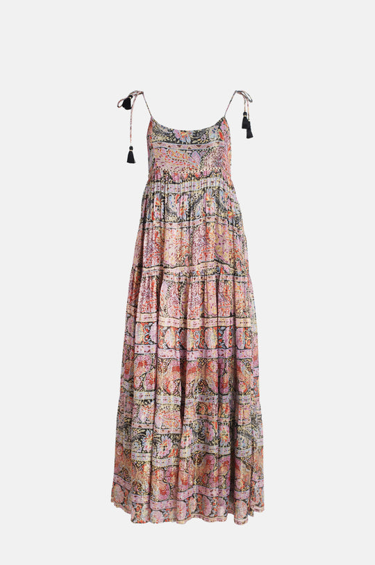 Kamilah Dress Cara Stripe Black