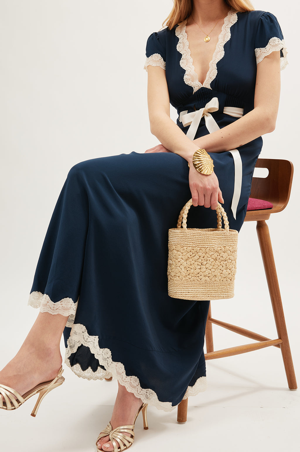 Marlice Dress Deep Navy