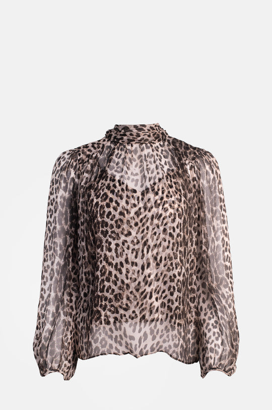 Rya Top Nina Leopard Mocha