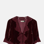 Rixo Ursula Top Bordeaux.