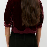 Ursula Top Bordeaux
