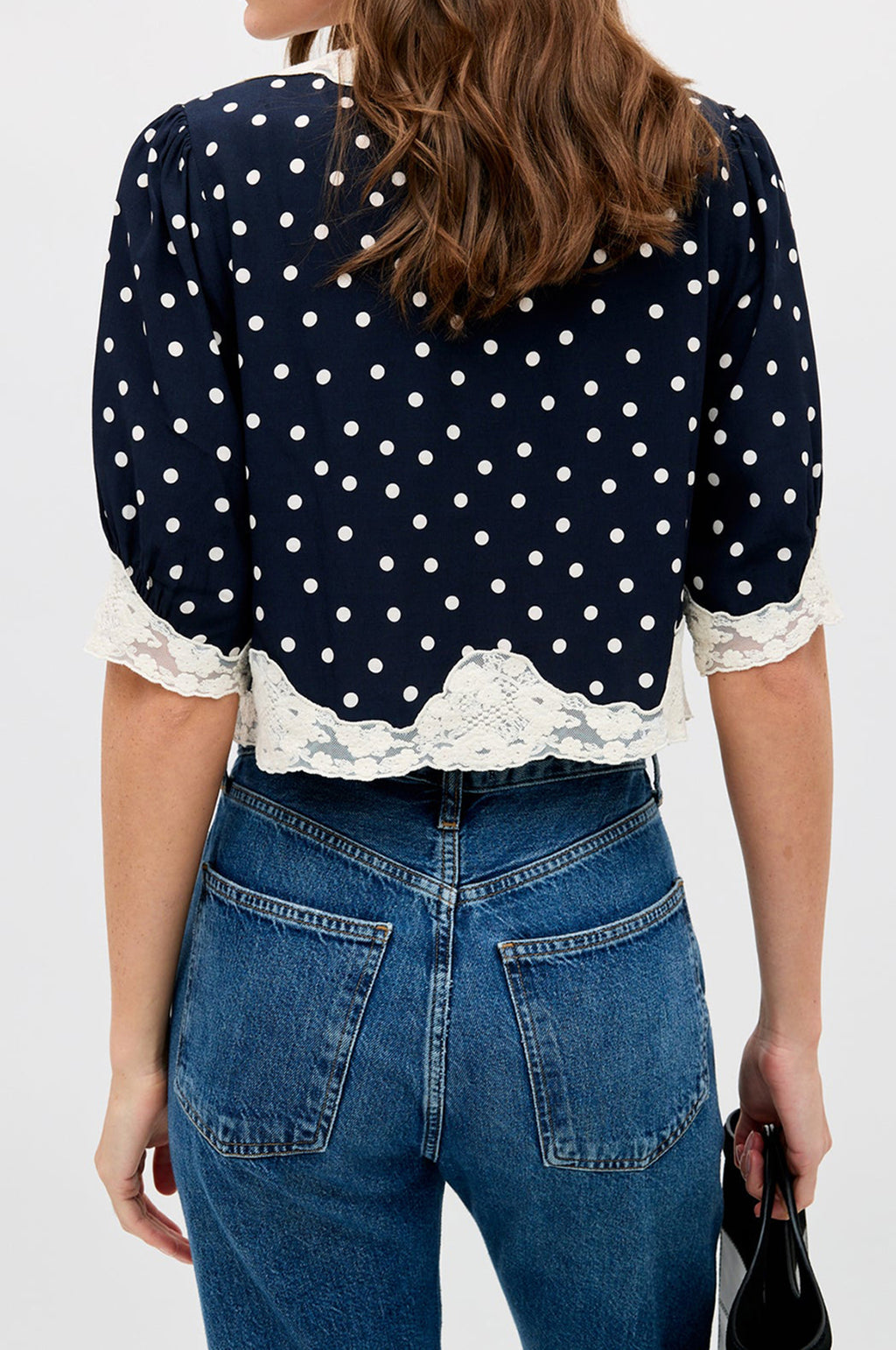 Ursula Top Layla Dot Navy