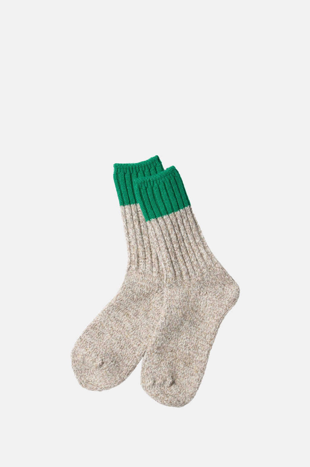 Rototo Merino Wool Socks Green.