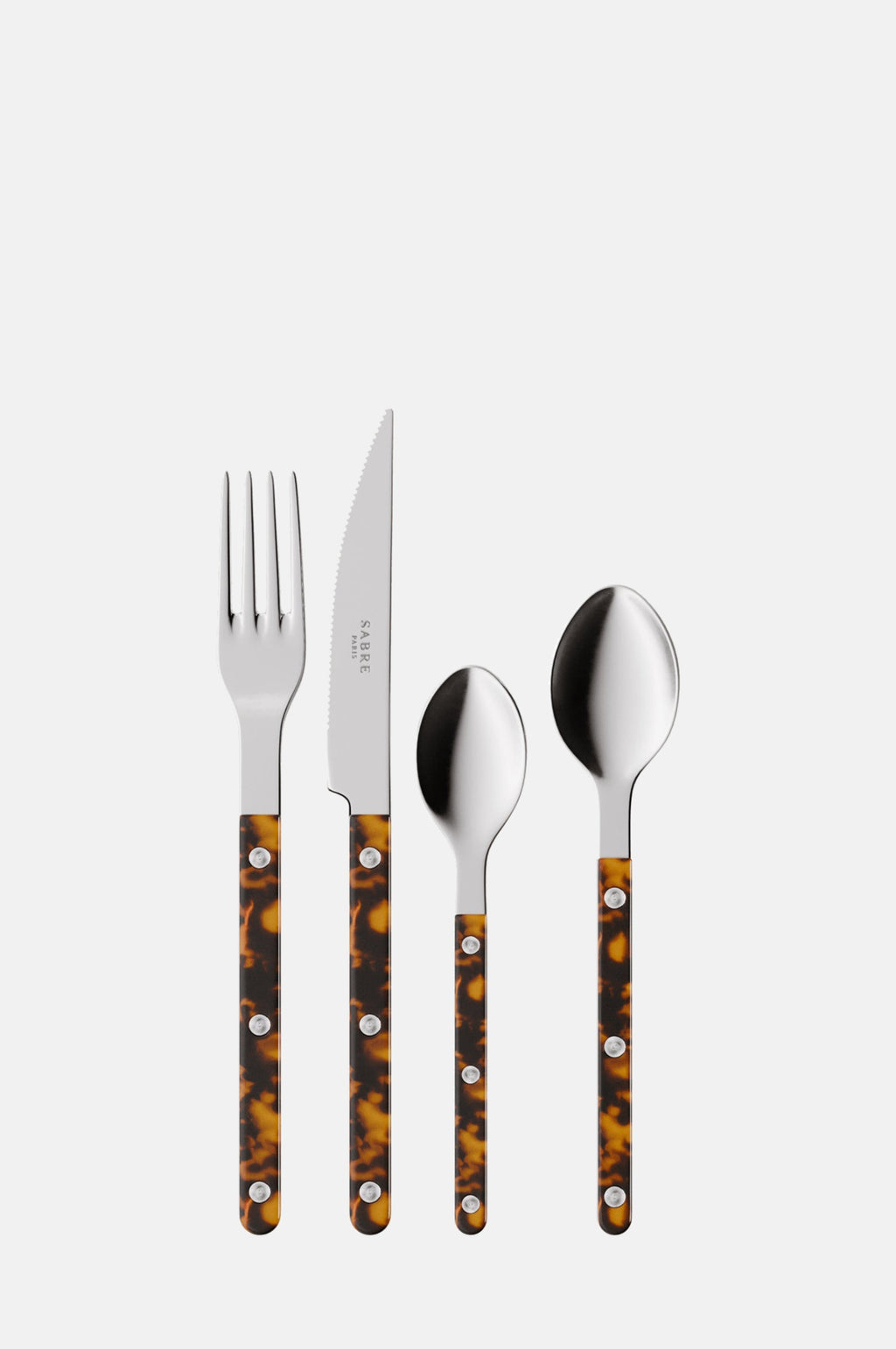 Sabre 4 Pieces Cutlery Set Bistrot Tortoise.