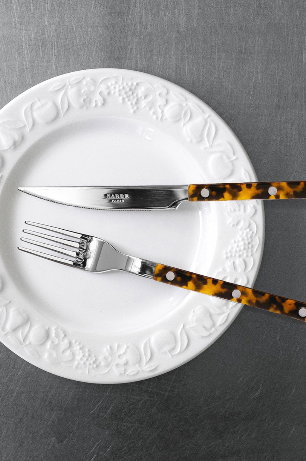 4 Pieces Cutlery Set Bistrot Tortoise