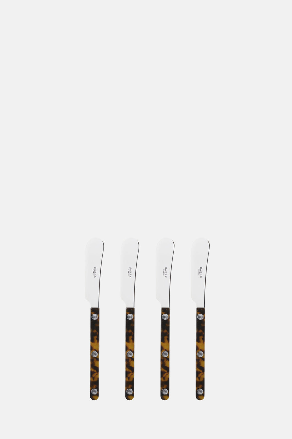 Sabre Set of 4 Butter Spreaders Bistrot Tortoise.