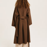 Angele Double Face Coat Marron