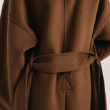 Angele Double Face Coat Marron