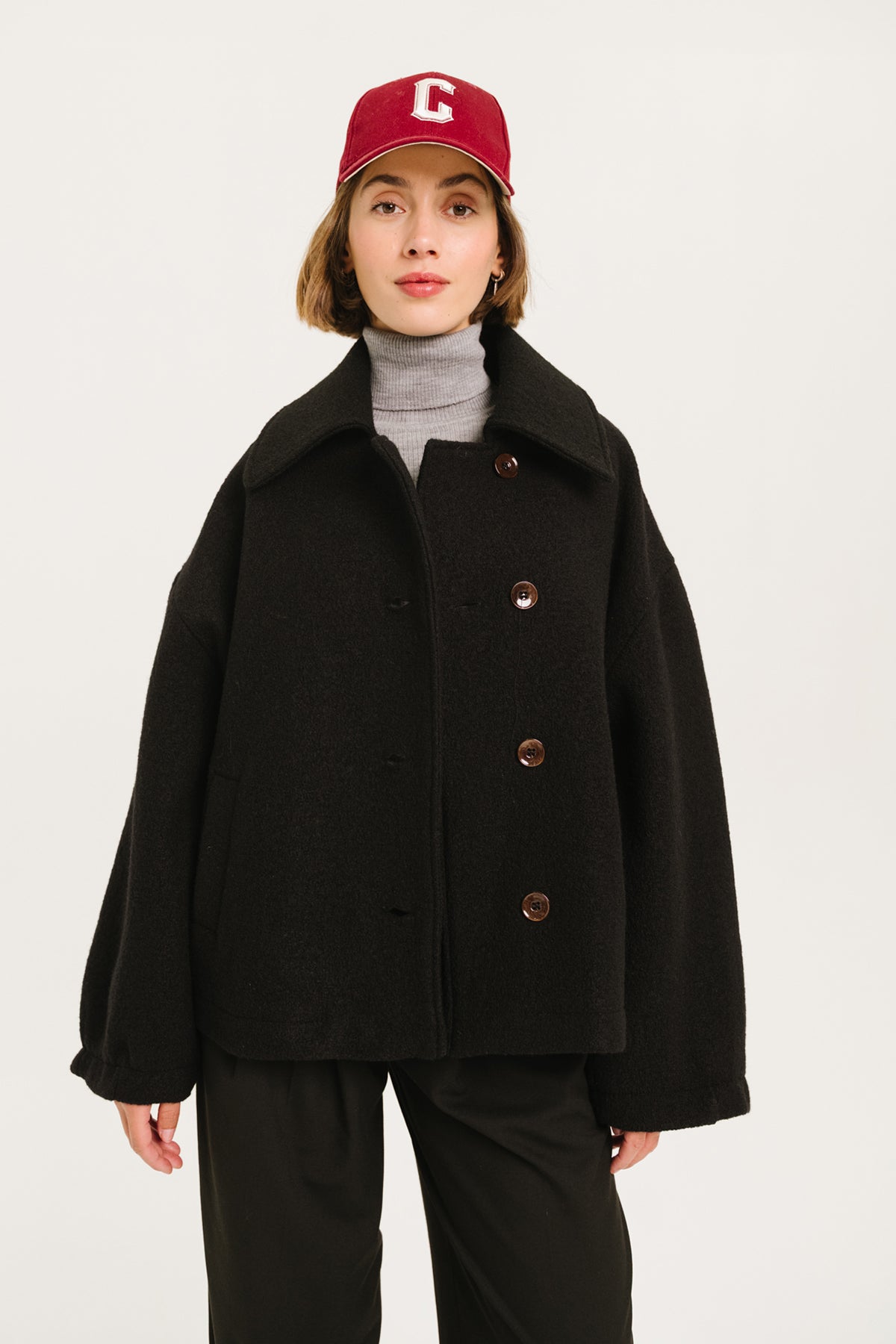 Nell Wool Jacket Noir