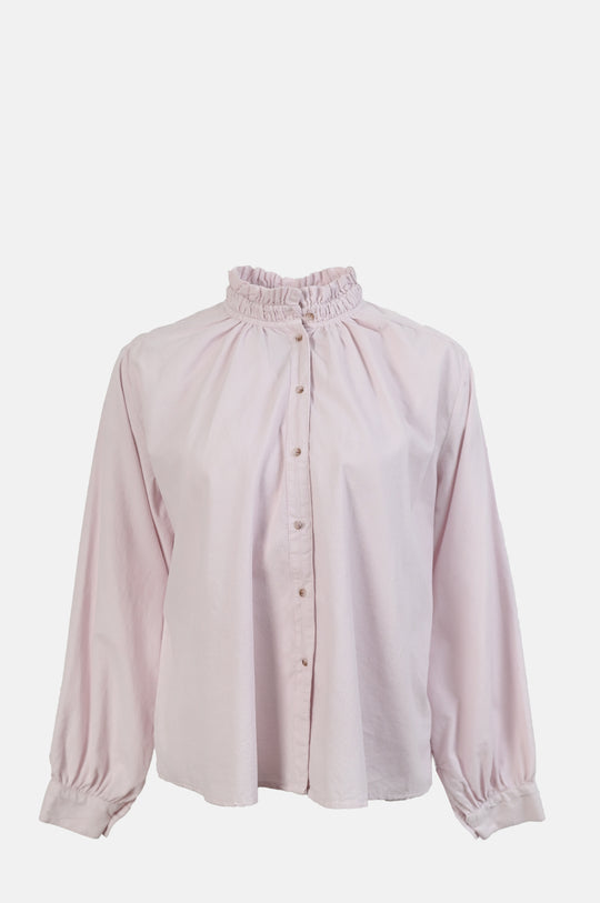Soline Velvet Blouse Rose