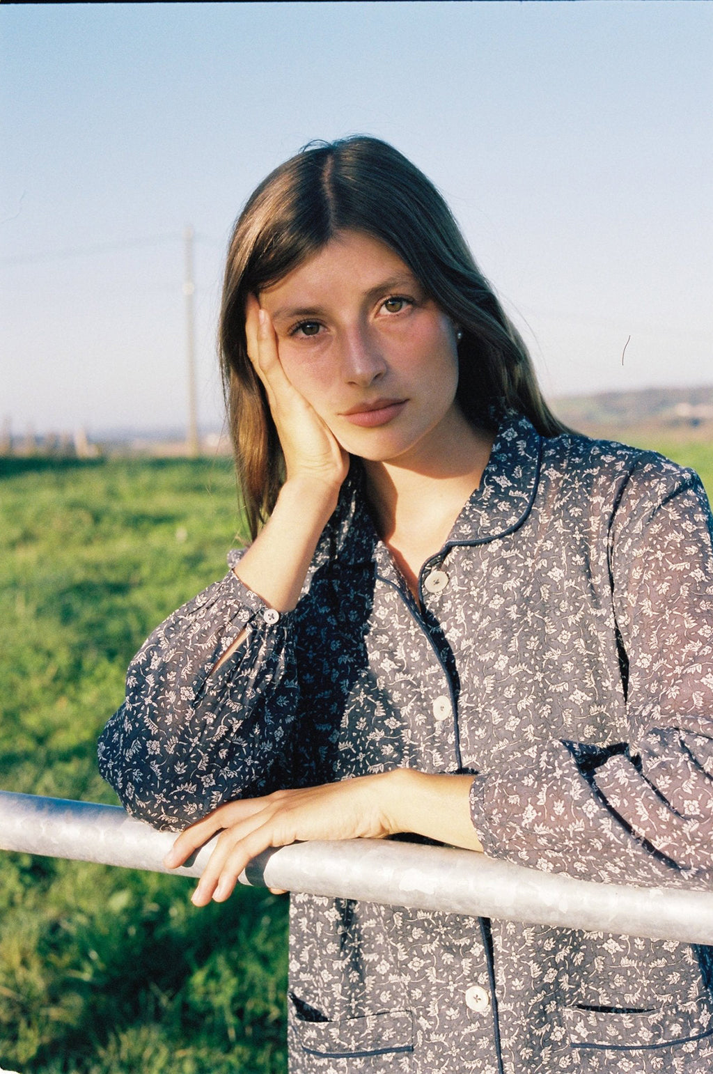 Claudine Pyjama Marge Blue