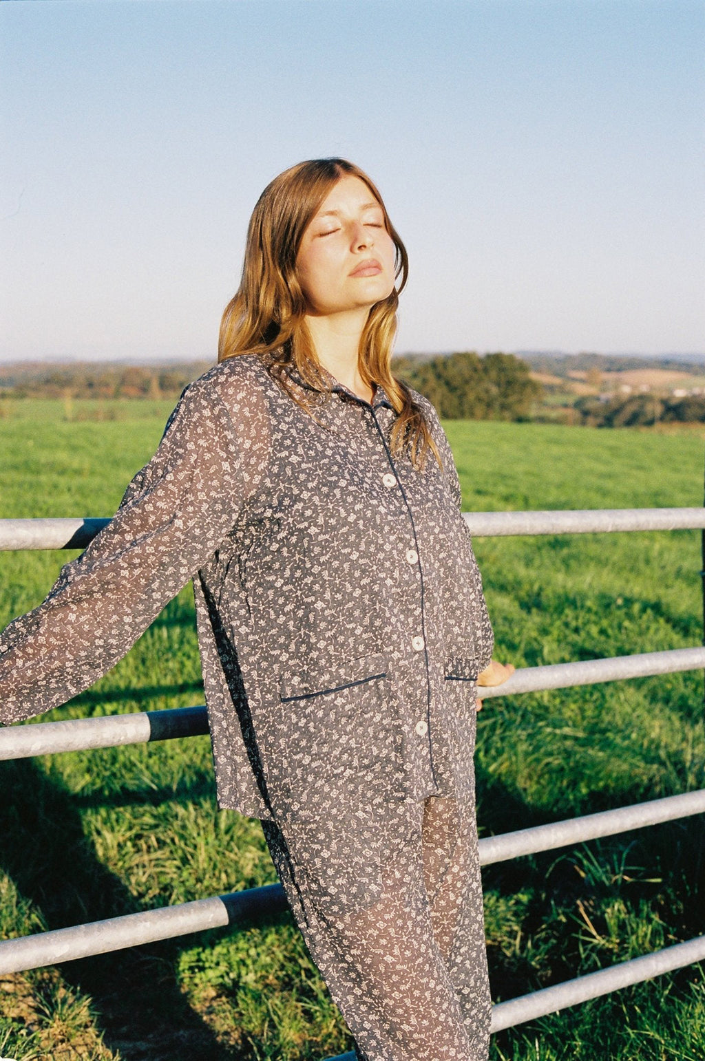 Claudine Pyjama Marge Blue