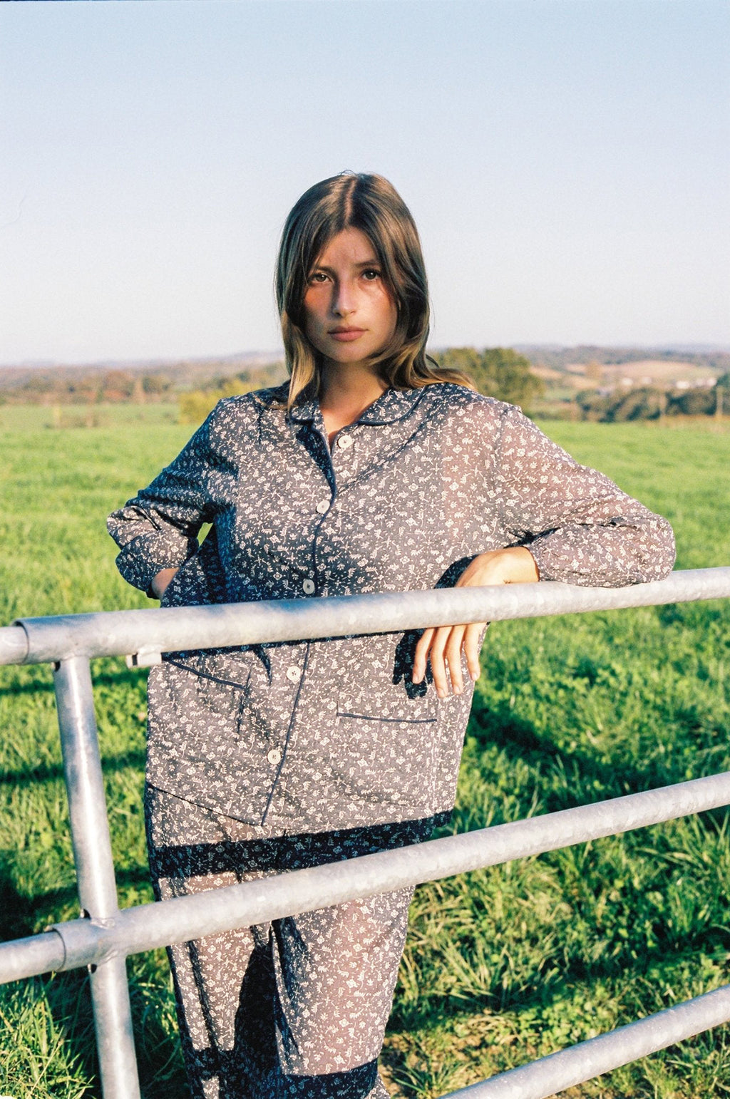 Claudine Pyjama Marge Blue