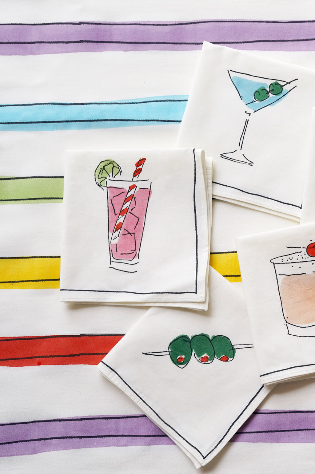 Cocktail Napkins Set of 6