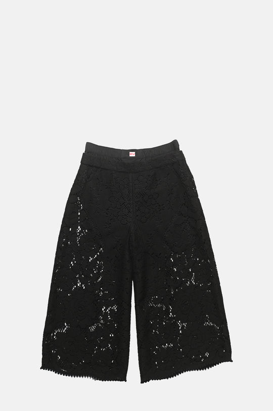 Arianna Lace Culottes Black