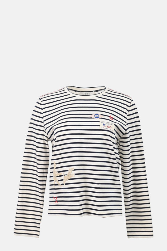 Athena Solid L/Slv T-Shirt Multi