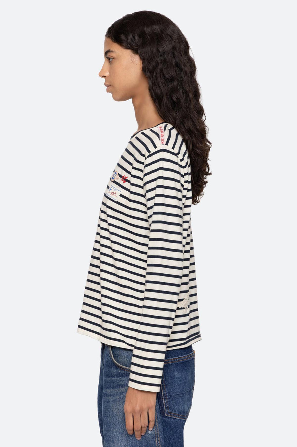 Athena Solid L/Slv T-Shirt Multi