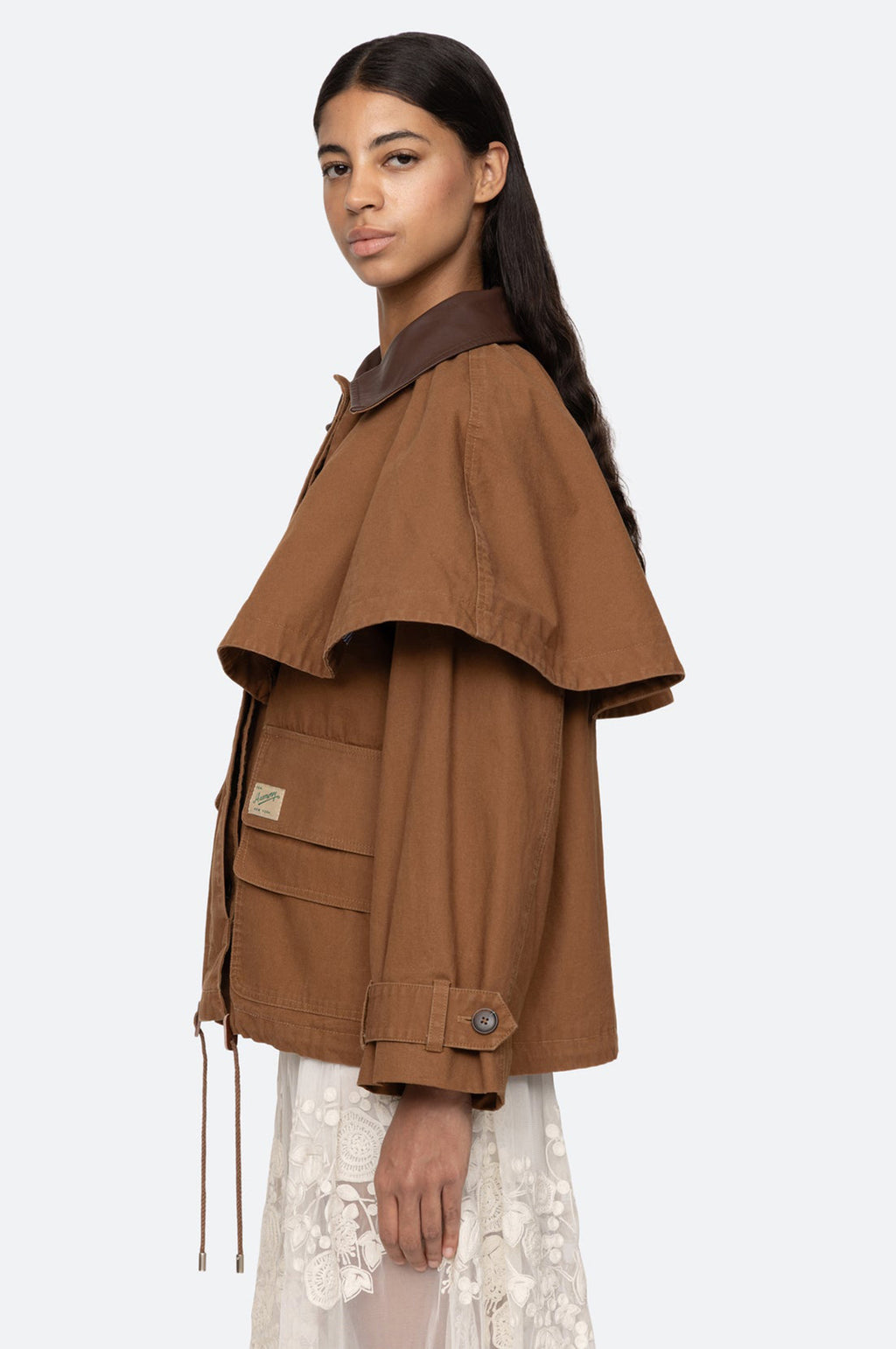 Carolyn Workwear Cape Jacket Camel