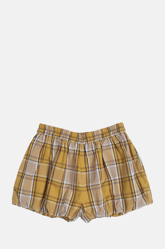 Copeland Plaid Shorts Yellow