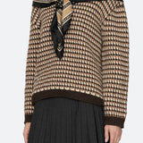 Declan V-Neck Sweater w/Scarf