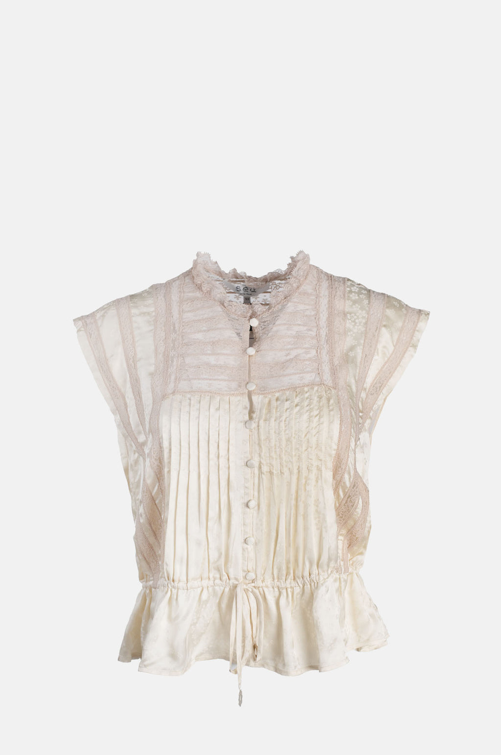 Sea New York Ethel Solid Tank Top Butter.