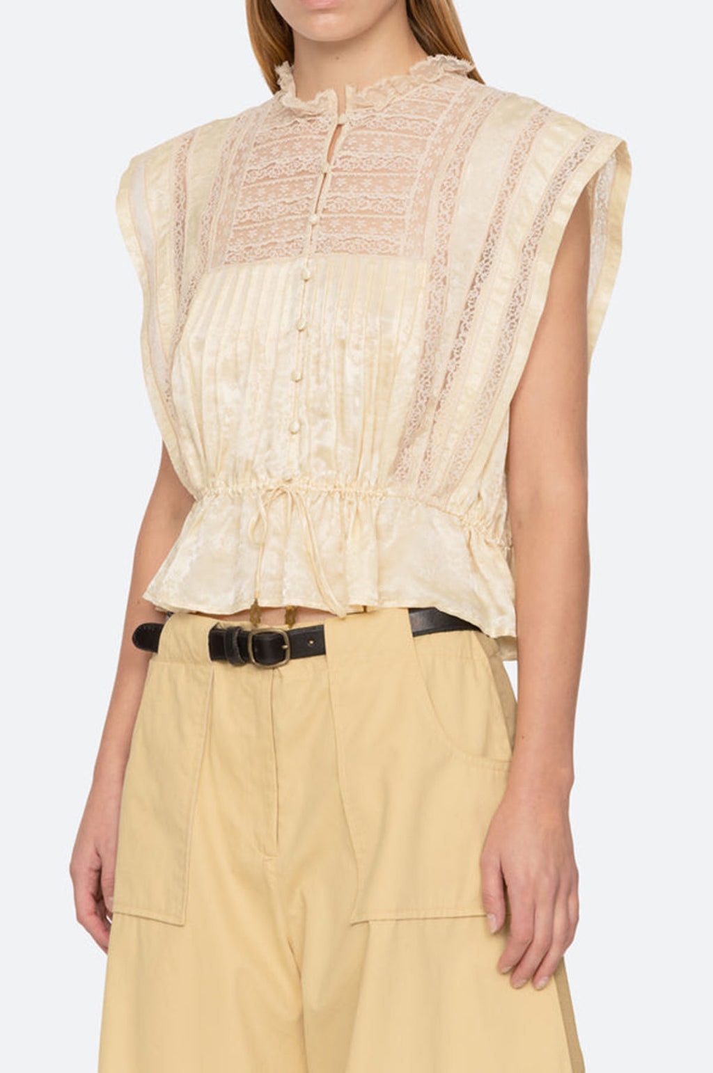 Ethel Solid Tank Top Butter