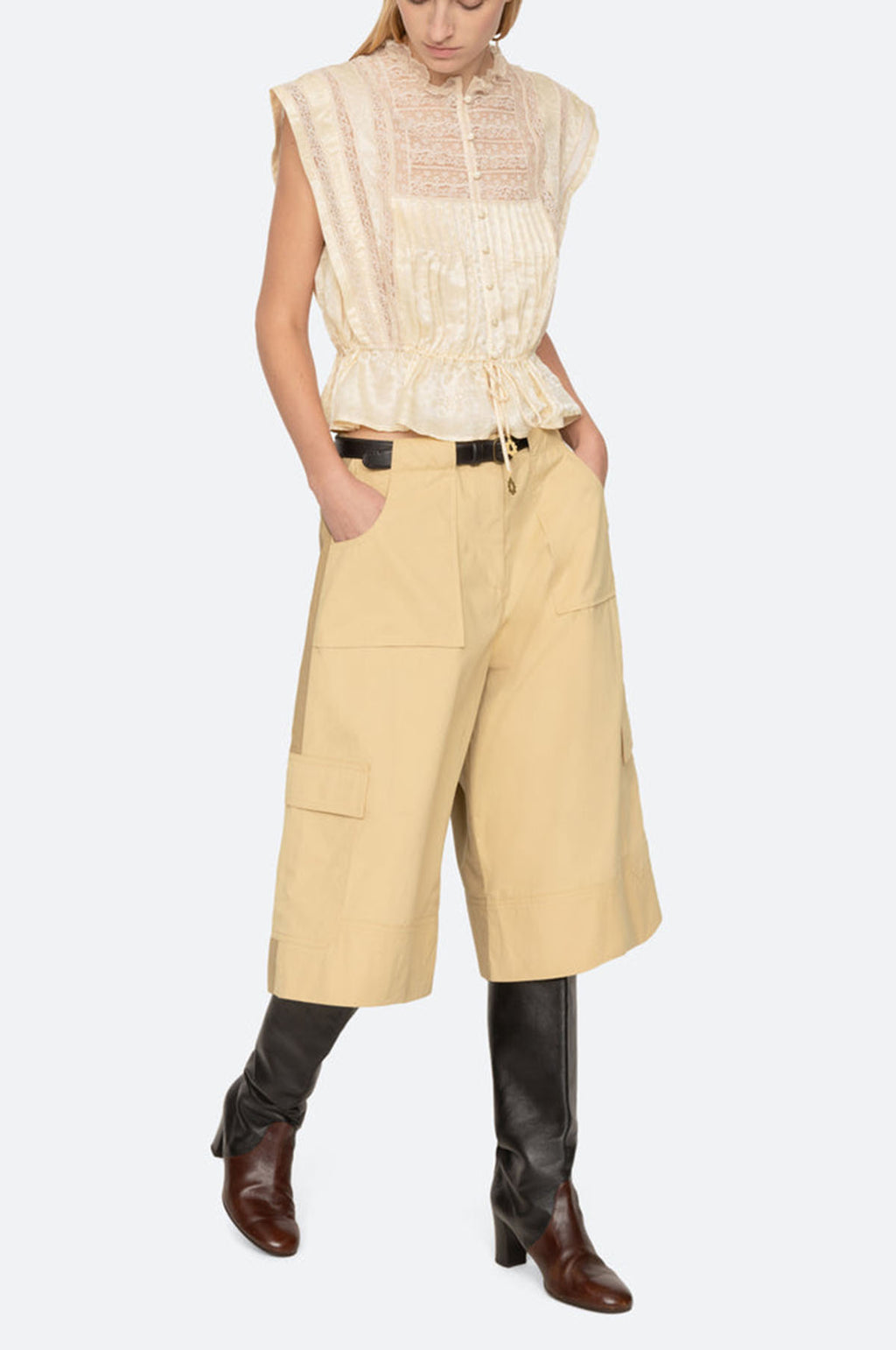 Ethel Solid Tank Top Butter