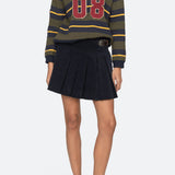 Garrett Corduroy Mini Skirt Navy