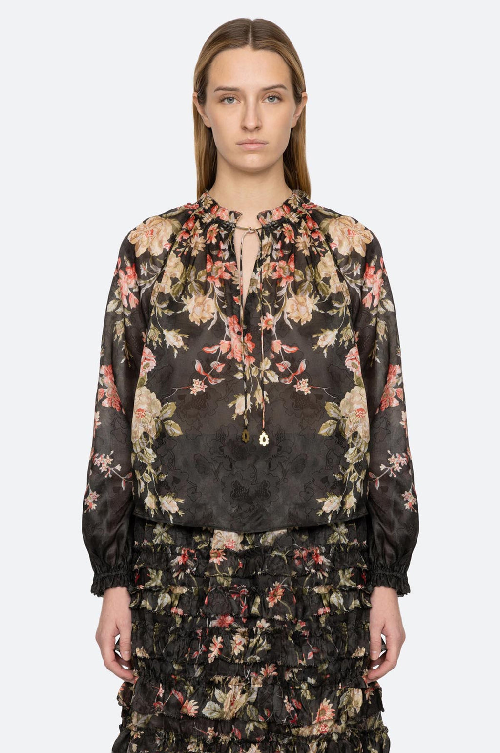 Jolie Print L/Slv Top Multi