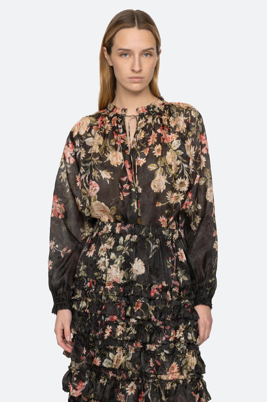 Jolie Print L/Slv Top Multi