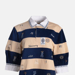 Sea New York Juliet Emb Short Sleeve Rugby Top Multii.