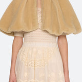Michaela Wool Cape Camel